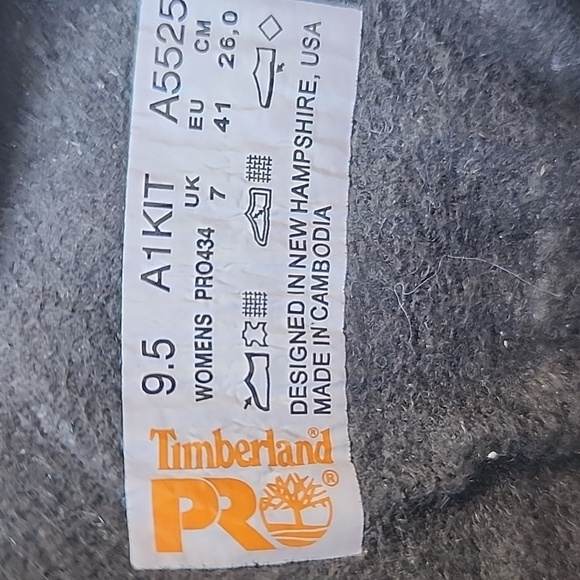 Timberland PRO Alloy Toe A5525 Olive Green Boots SZ 9.5 NWOT - Picture 5 of 13